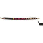 Dolce & Gabbana Bordeaux Exotic Skin Leather Belt Shoulder Strap BEL60711
