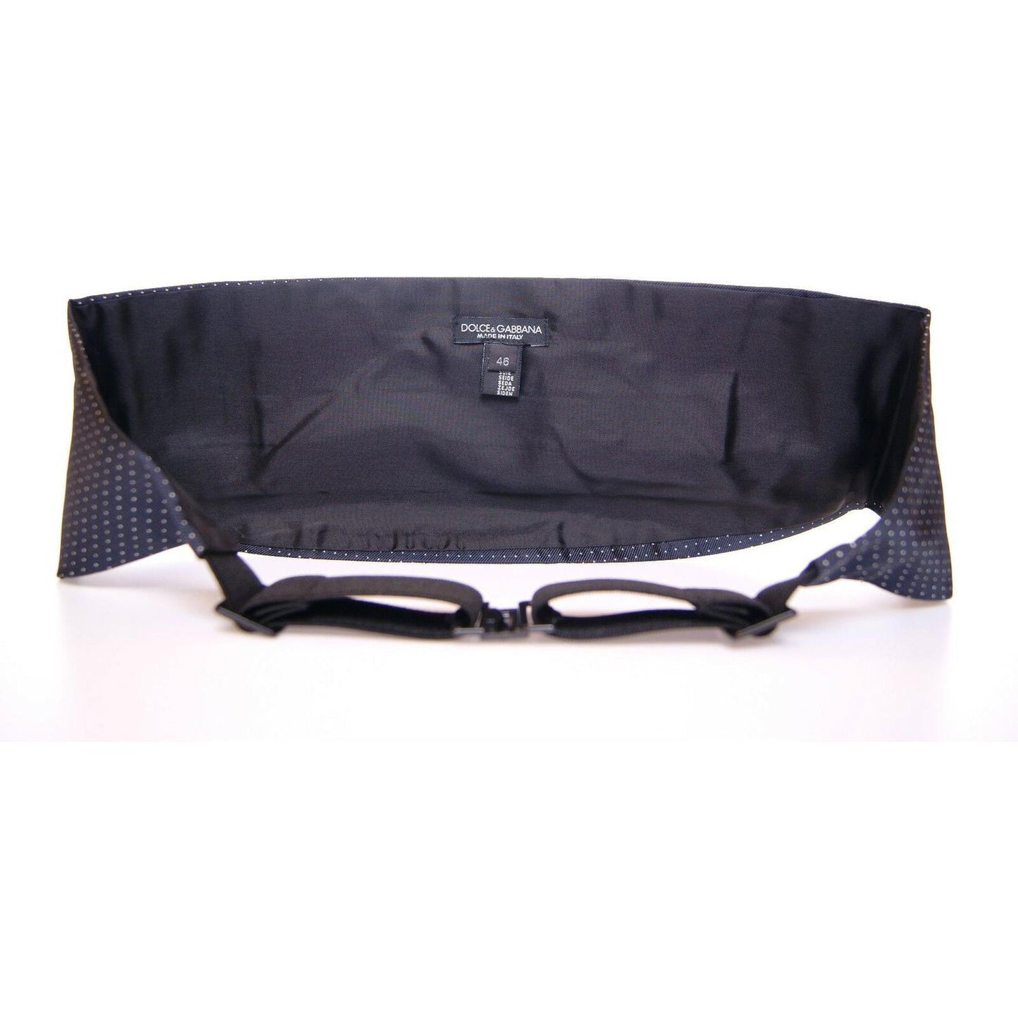 Dolce & Gabbana Blue Waist Smoking Tuxedo Cummerbund Belt NOC10446-46