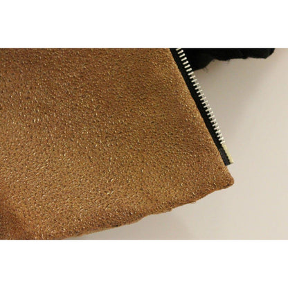 La Maison du Couturier Brown Leather Jacket Vest Coats & Jackets