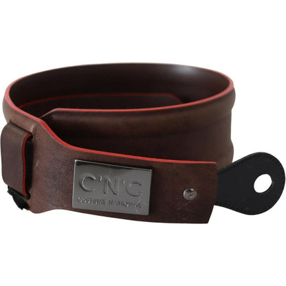 Costume National Dark Brown Genuine Leather Belt WOMAN BELTS