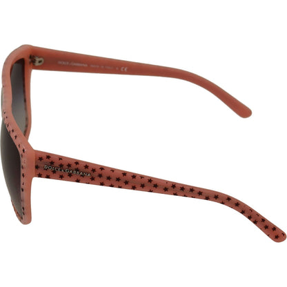 Dolce & Gabbana Brown Stars Acetate Frame Women Shades Sunglasses WOMAN SUNGLASSES