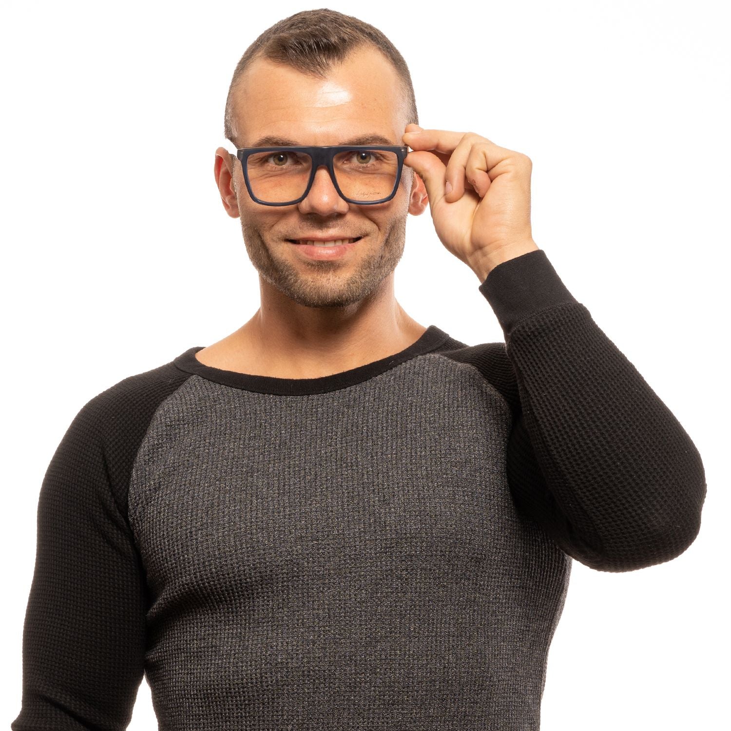 Yohji Yamamoto Blue Plastic Glasses (Frames)