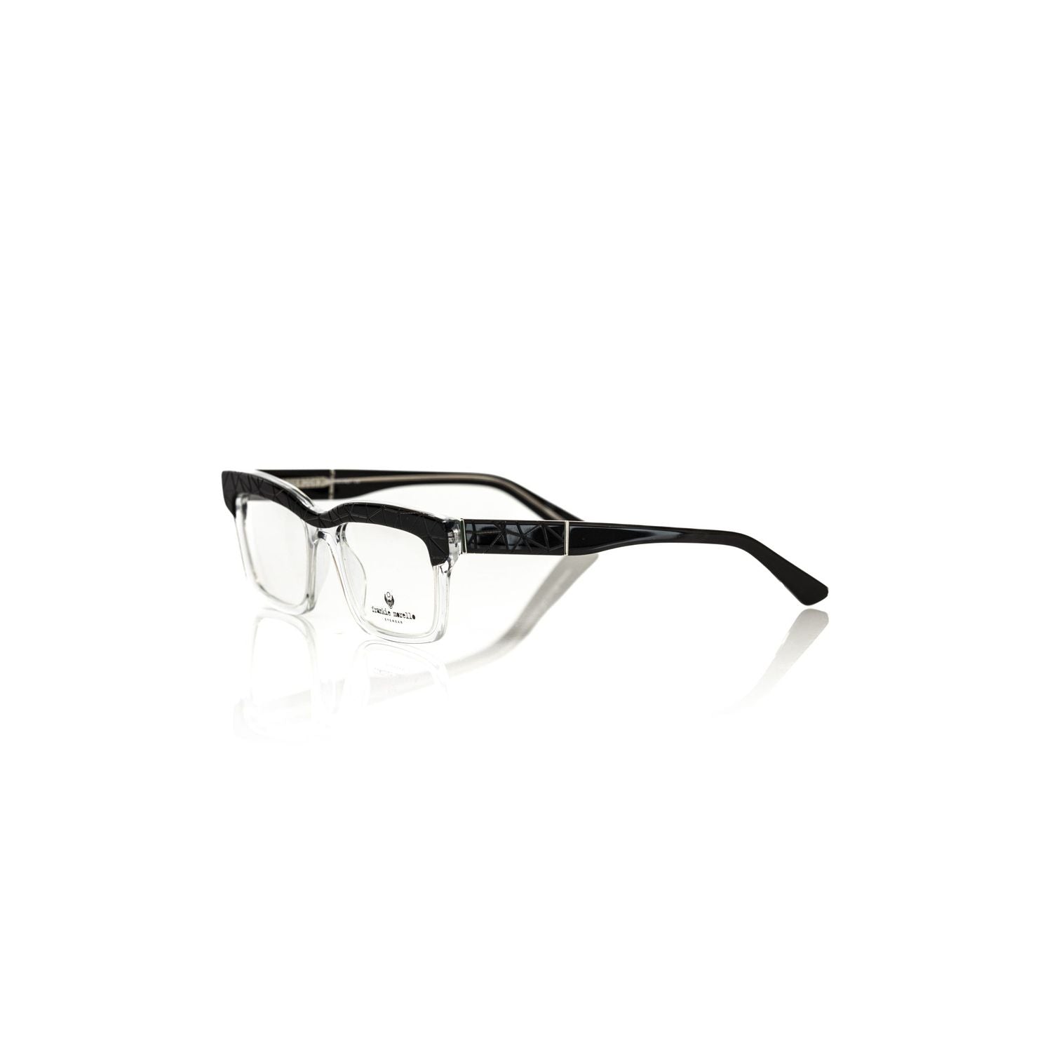 Frankie Morello Black Acetate Glasses Frame
