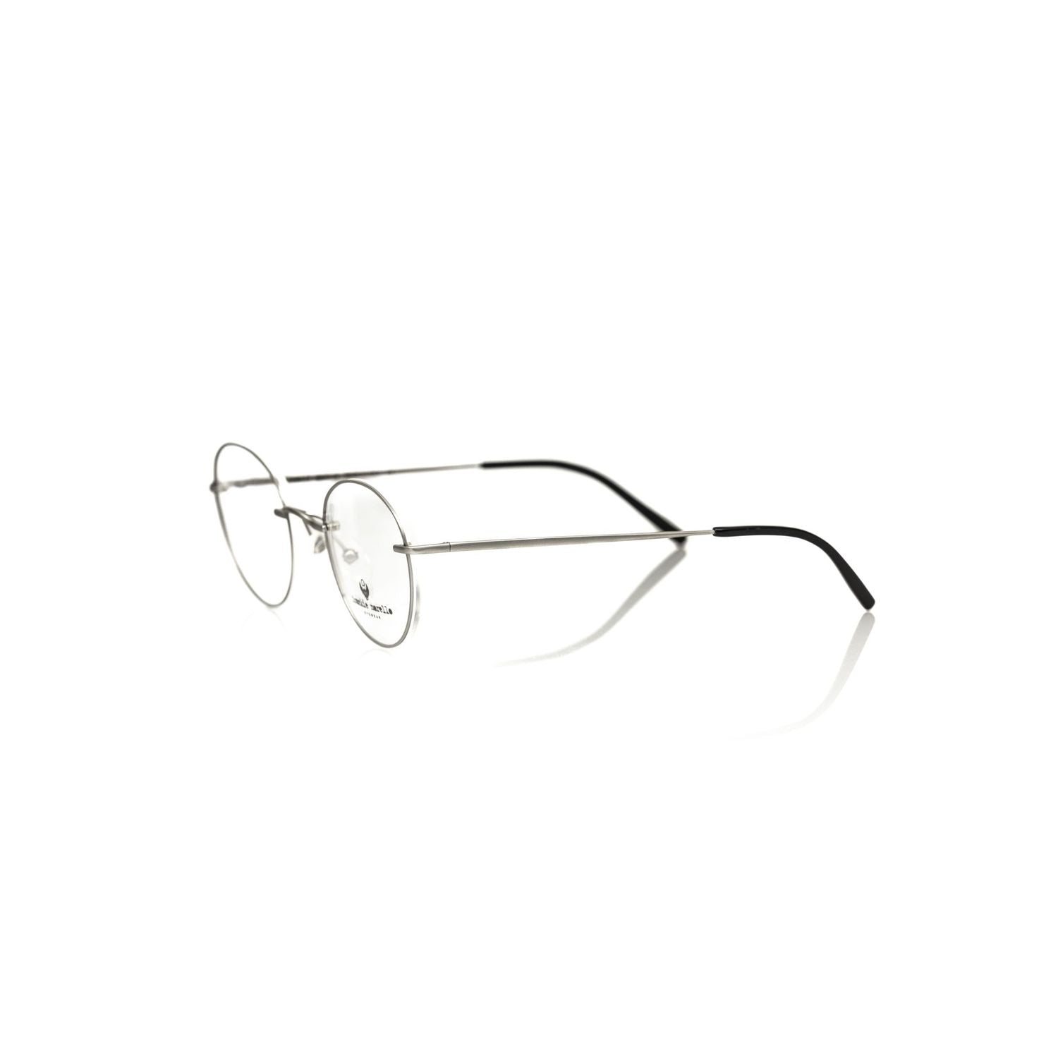 Frankie Morello Silver Metallic Fibre Glasses Frame