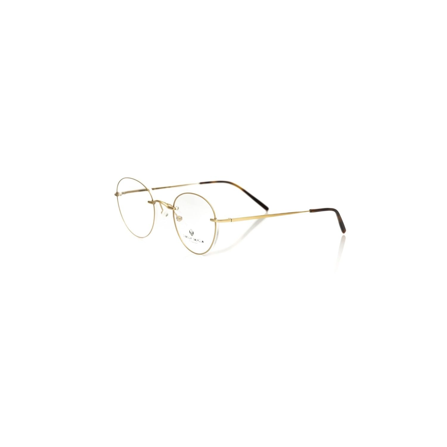Frankie Morello Gold Metallic Fibre Glasses Frame