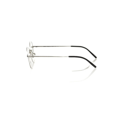 Frankie Morello Silver Metallic Fibre Glasses Frame
