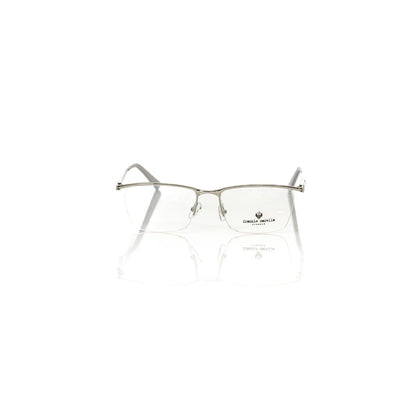 Frankie Morello Silver Metallic Fibre Glasses Frame