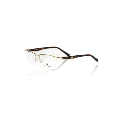 Frankie Morello Gold Metallic Fibre Glasses Frame