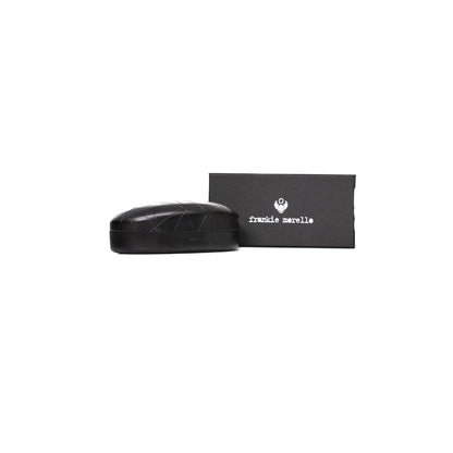 Frankie Morello Silver Metallic Fiber Men's Sunglass