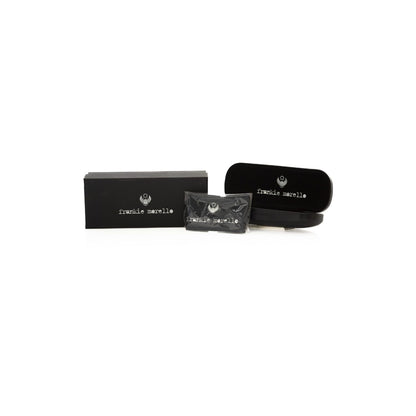 Frankie Morello Silver Metallic Fiber Men's Sunglass