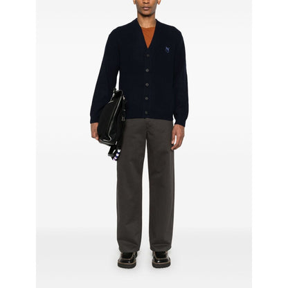 Maison Kitsuné MAISON KITSUNE' Sweaters Blue Topwear