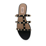 Valentino Garavani Rockstud Low Slide Sandal in Calfskin WS0C49VOD0NO-P25
