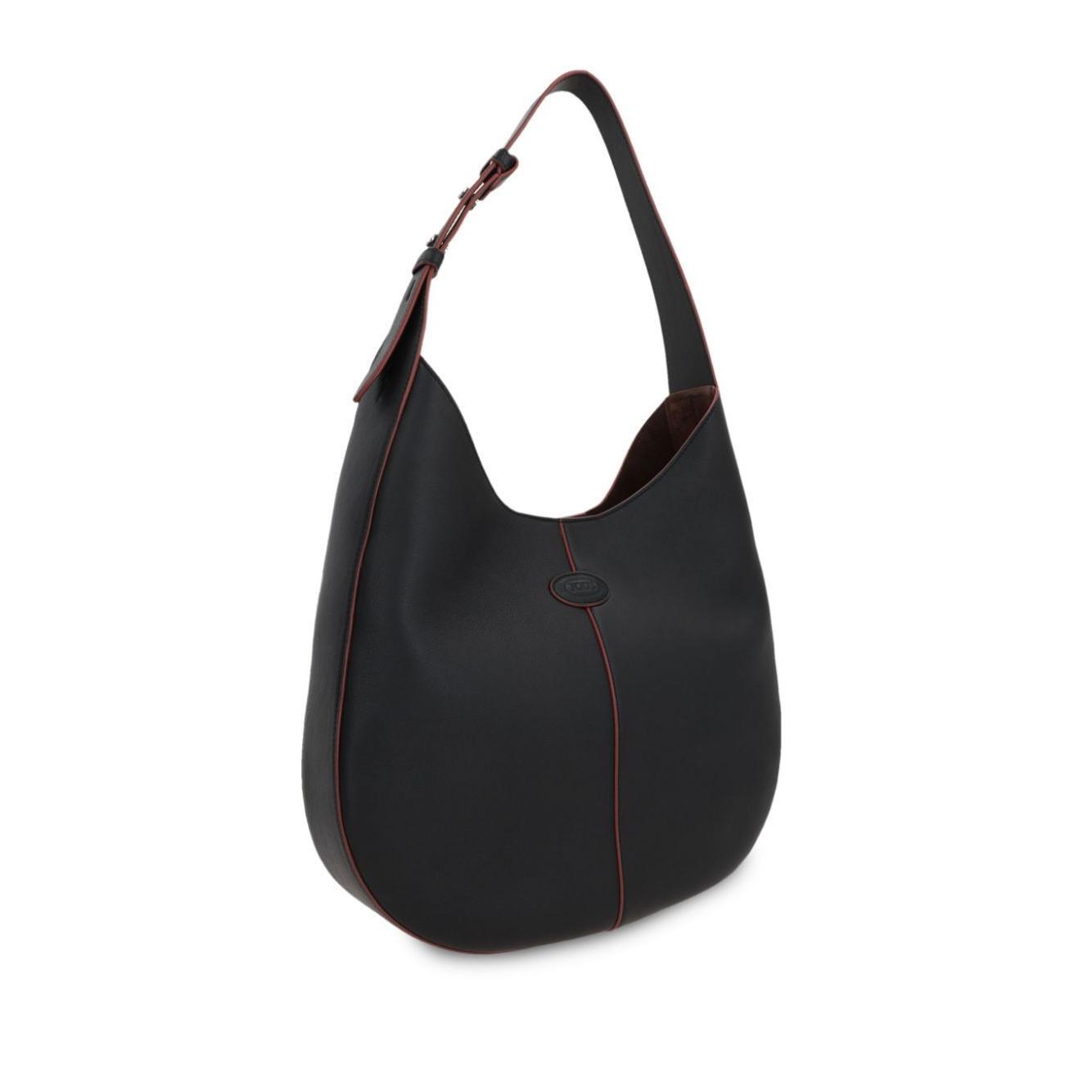 Tod's Small Hobo Leather Bag XBWDBSR9200YATB999-P25