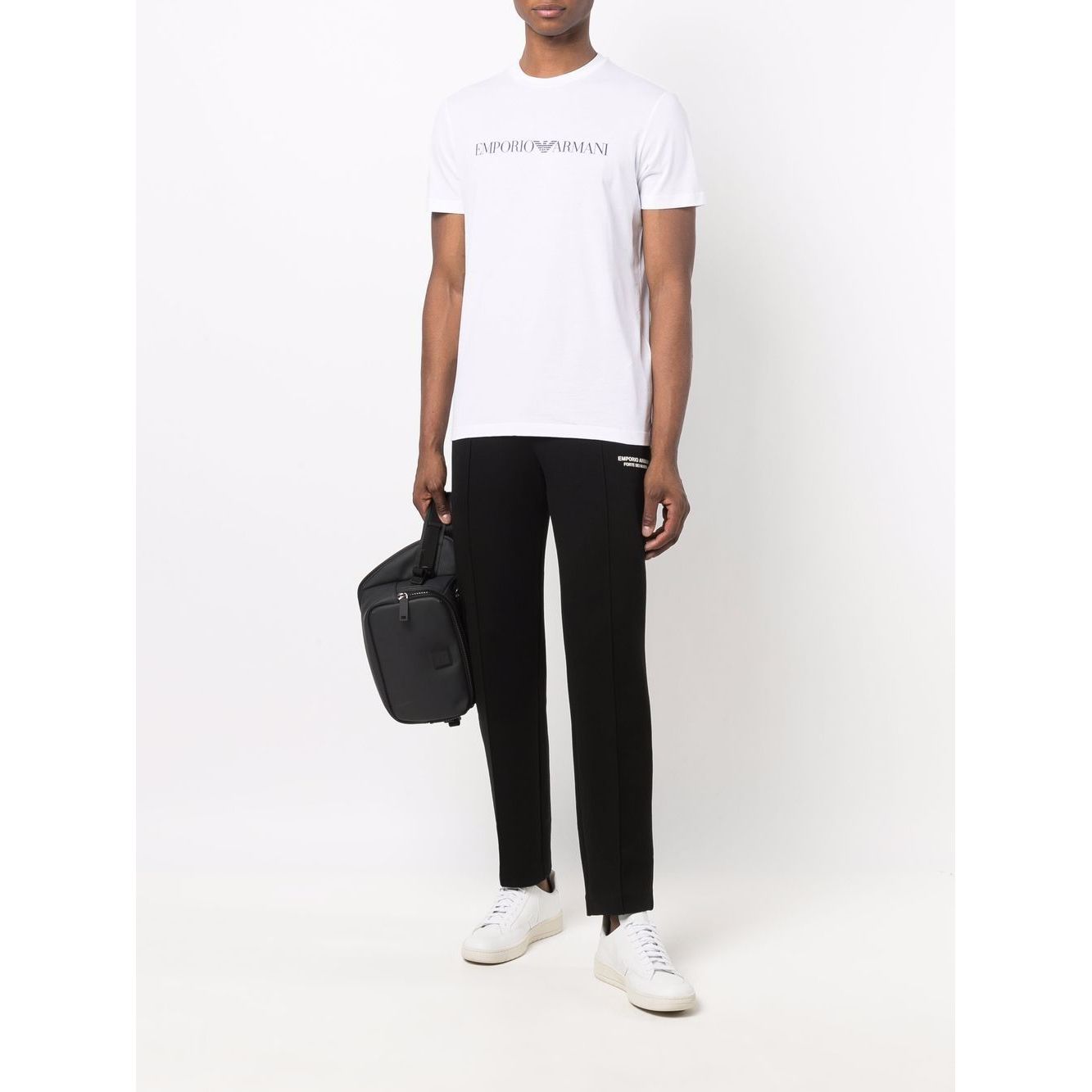 Emporio Armani logo-print cotton T-Shirt Topwear