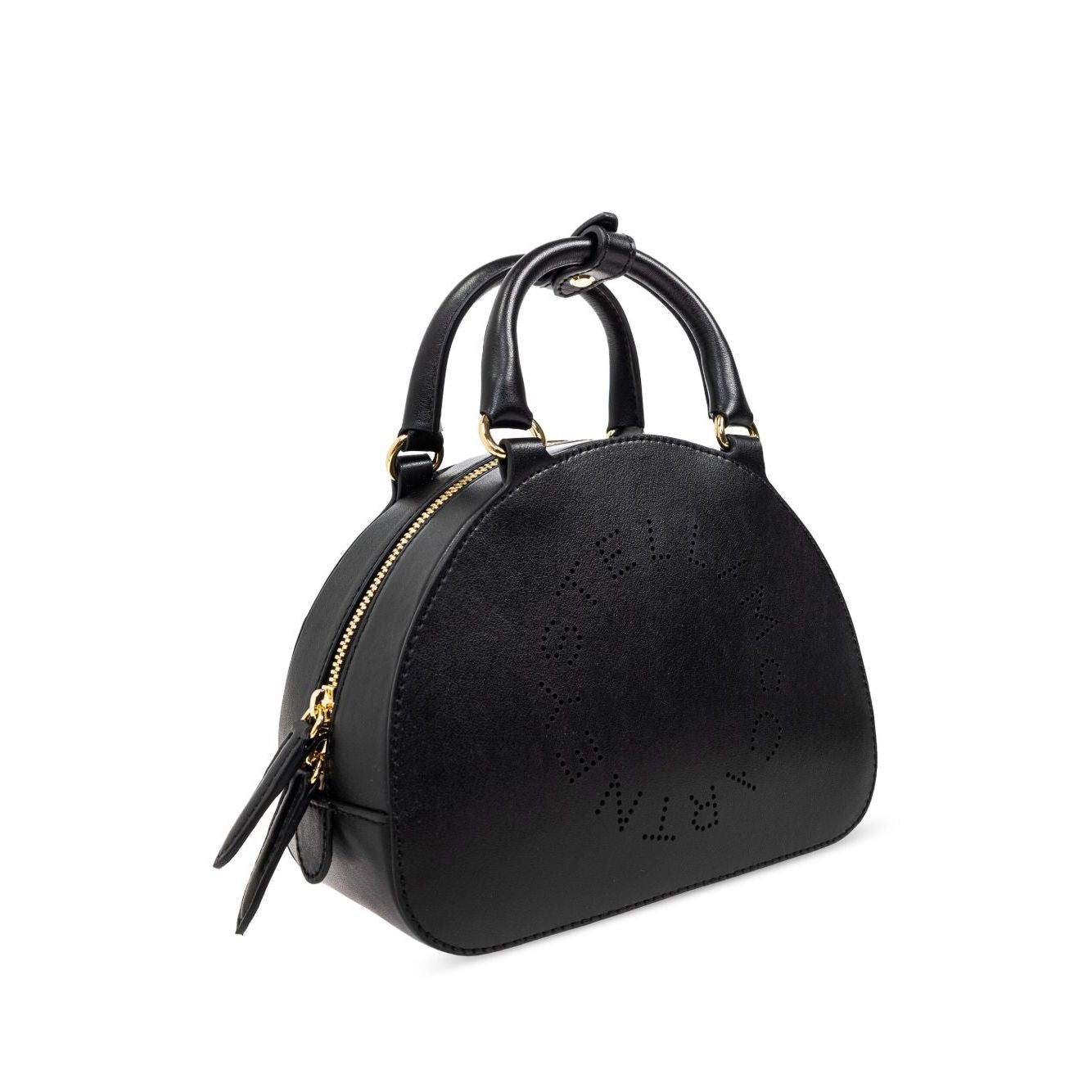 Front view with bag zipped and handles upright.
