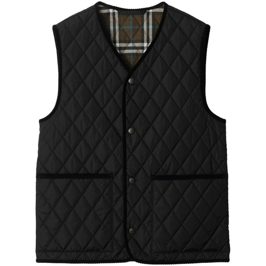 Burberry Nylon quilted sleeveless jacket Topwear