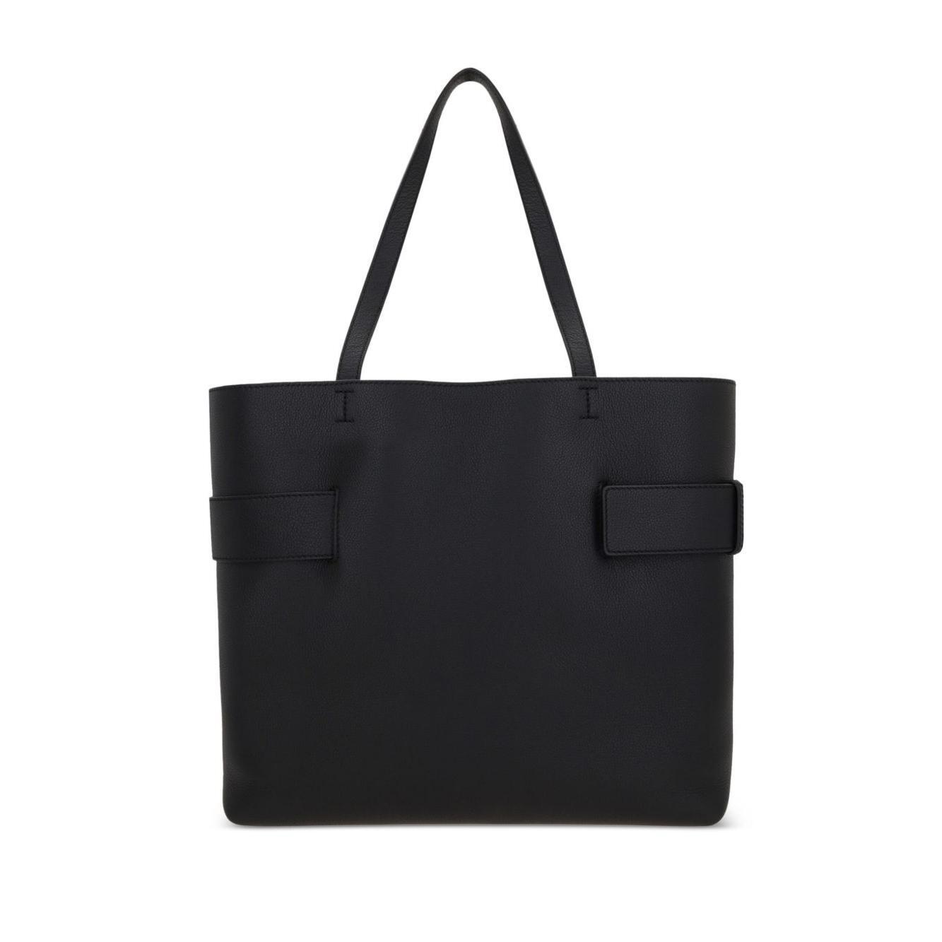 Front view with bag zipped and handles upright.
