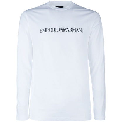 Emporio Armani logo print cotton T-shirt Topwear