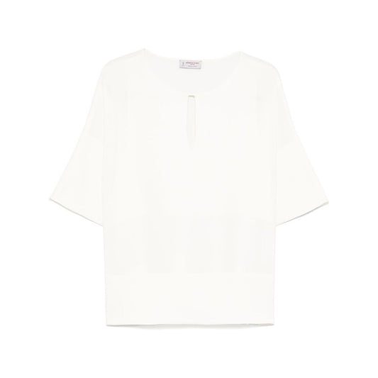 Alberto Biani Blouse with teardrop opening