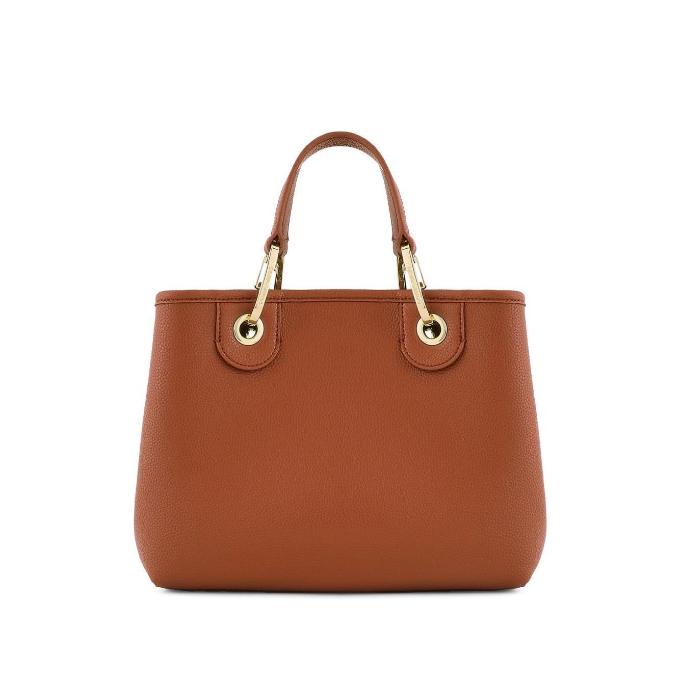 Front view with bag zipped and handles upright.
