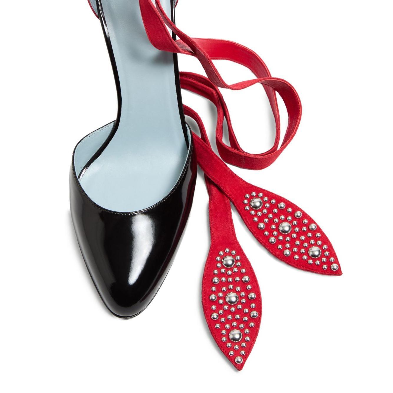 Valentino Garavani 85mm Foliefoliage pumps WS0LT5UTMJT0-P25