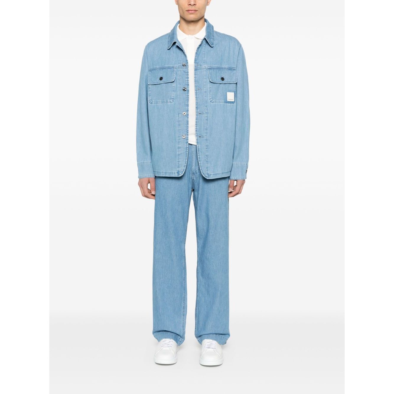 Emporio Armani Polo with embroidery Topwear