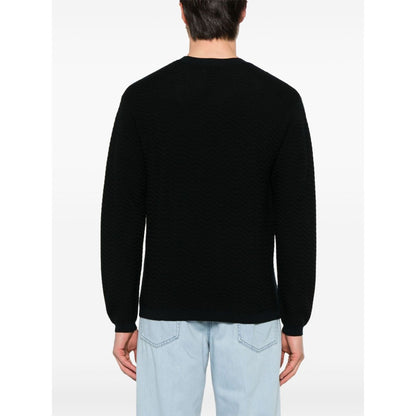 Emporio Armani Sweaters Blue Topwear
