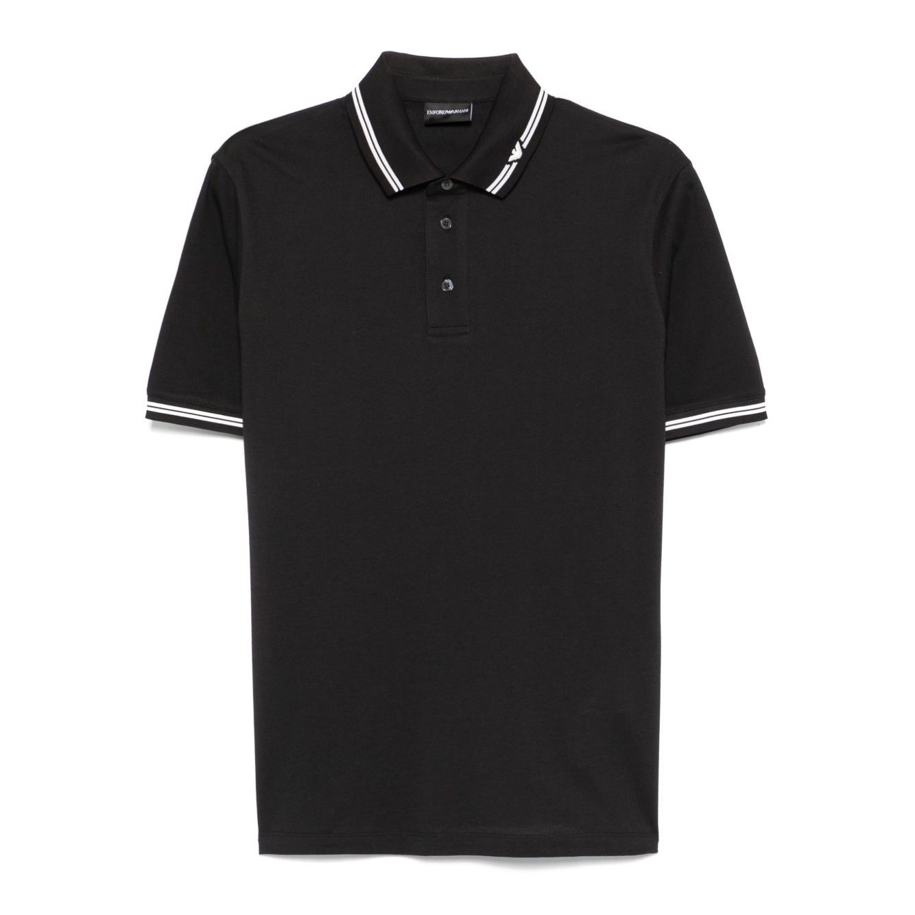 Emporio Armani Jersey polo shirt with logo Topwear