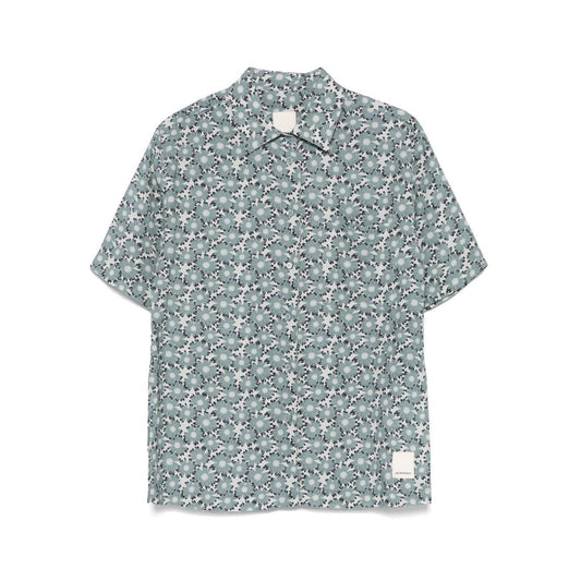 Emporio Armani Shirts Clear Blue