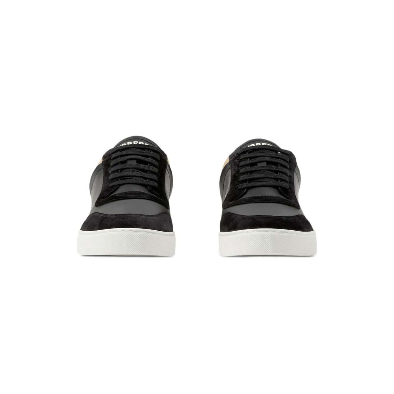 Burberry Leather, suede and check sneakers 8070818A7626-AI25