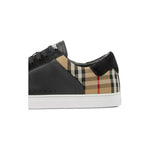 Burberry Leather, suede and check sneakers 8070818A7626-AI25