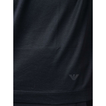 Emporio Armani T-shirts and Polos Blue Topwear