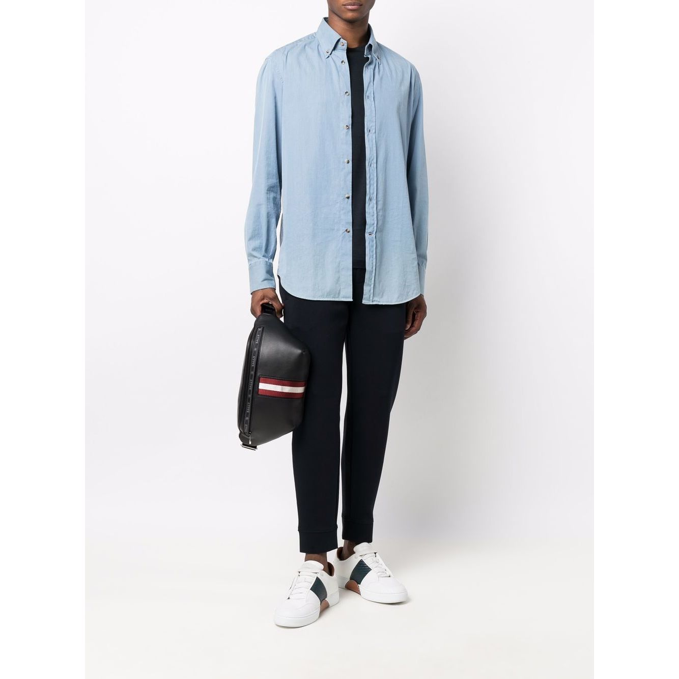 Emporio Armani T-shirts and Polos Blue Topwear