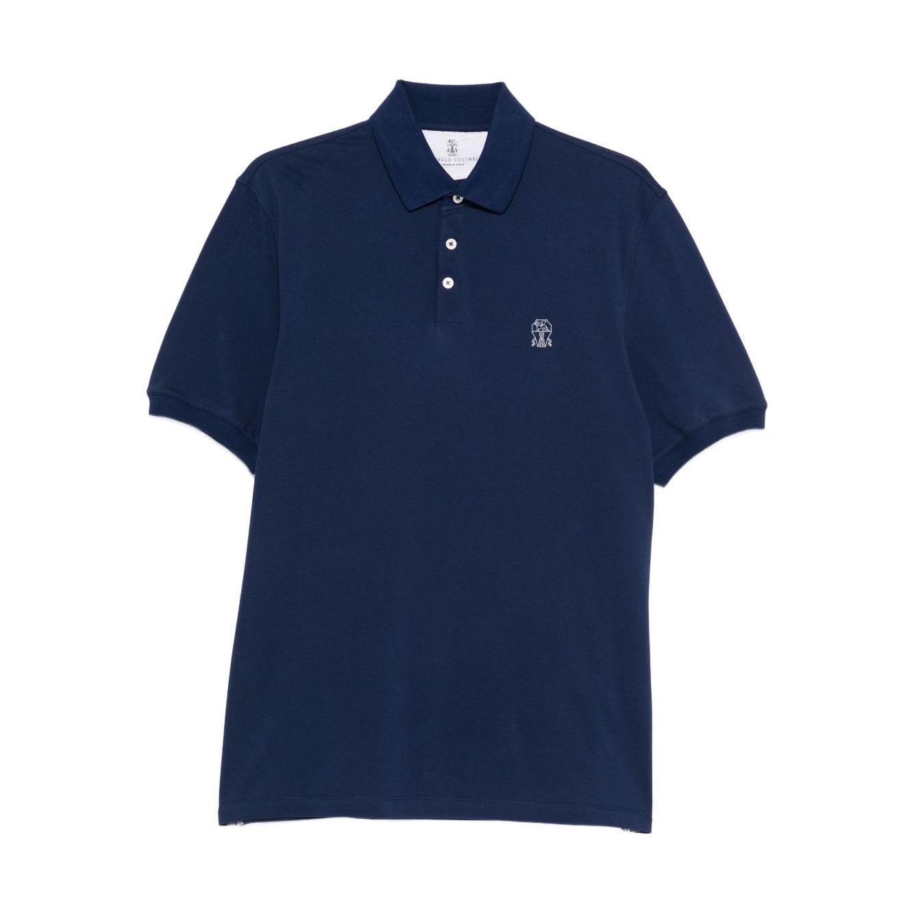 Brunello Cucinelli T-shirts and Polos Blue