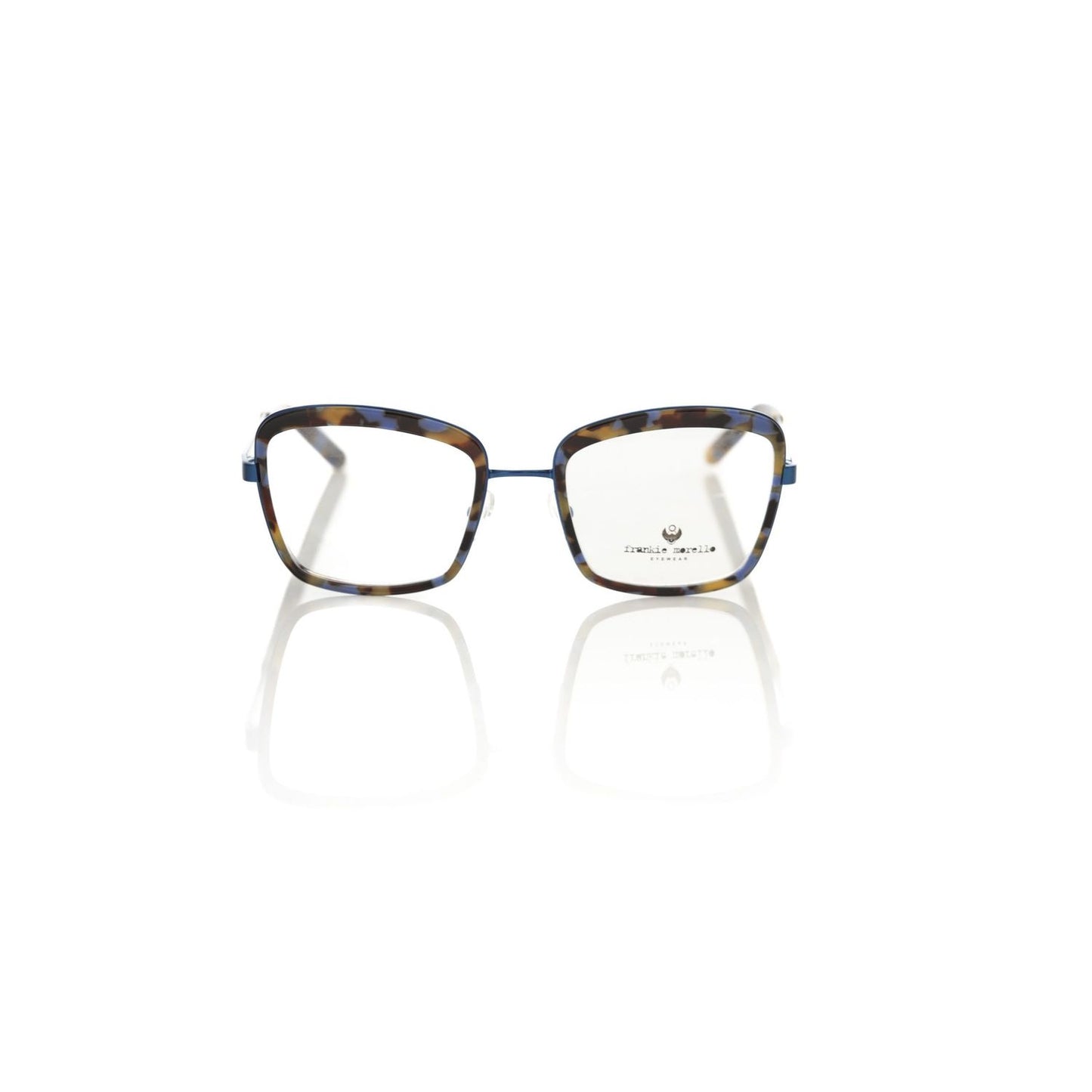 Frankie Morello Blue Metallic Women's Eyeglass Frame