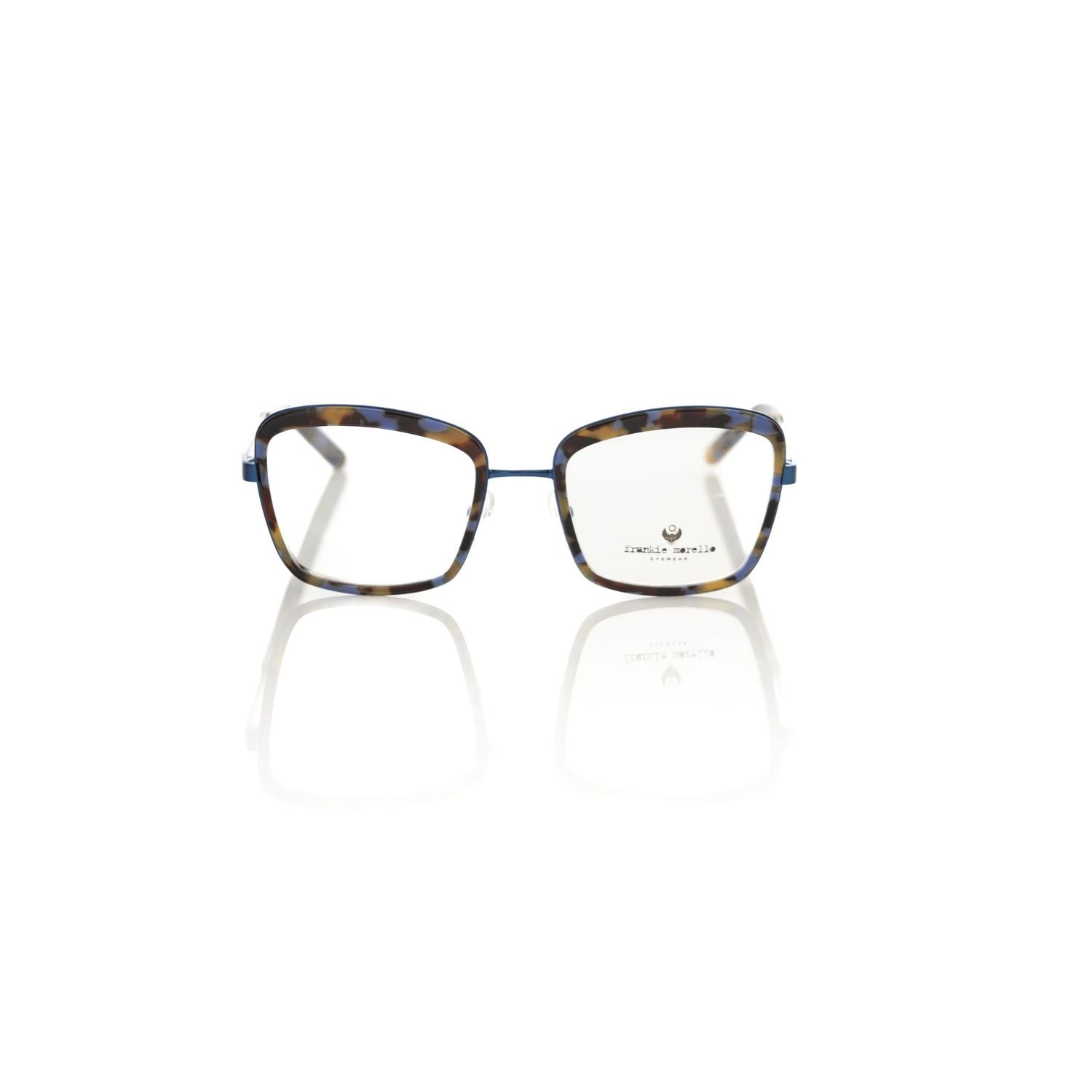 Frankie Morello Blue Metallic Fibre Glasses Frame
