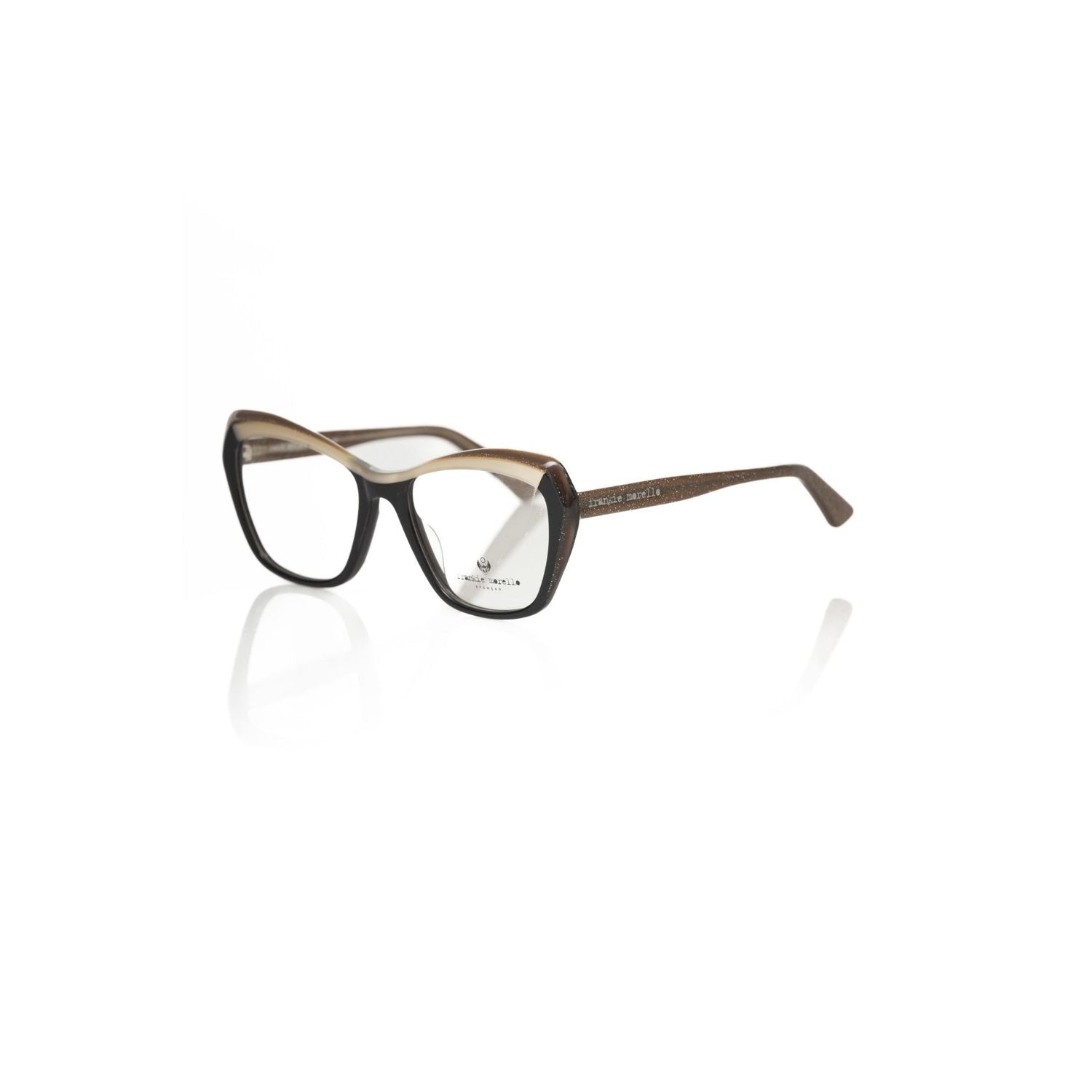 Frankie Morello Black Acetate Glasses Frame