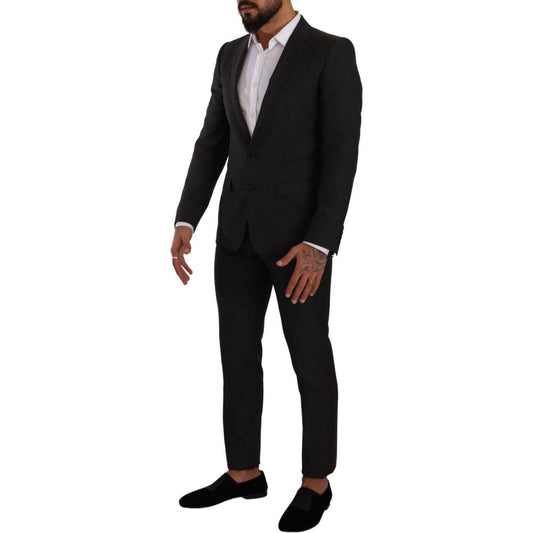Dolce & Gabbana Black MARTINI Single Breasted 2 Piece Suit KOS1782#