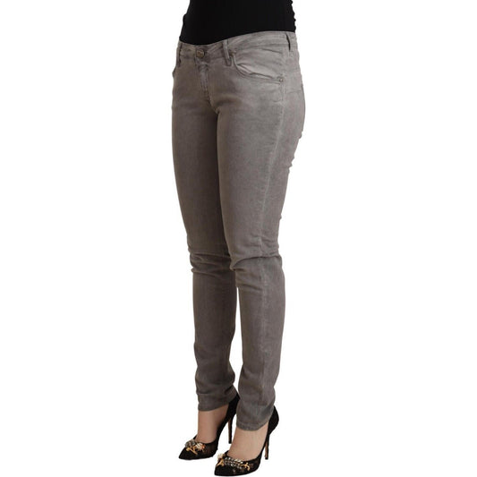 Acht Gray Cotton Low Waist Skinny Push Up Denim Jeans PAN71841 - 26