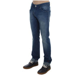 Acht Blue Wash Denim Cotton Stretch Slim Fit Jeans SIG30471-1