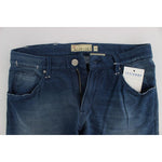 Acht Blue Wash Denim Cotton Stretch Slim Fit Jeans SIG30471-1