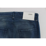 Acht Blue Wash Denim Cotton Stretch Slim Fit Jeans SIG30471-1