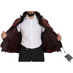 Dolce & Gabbana Bordeaux Cotton Hooded Full Zip Jacket JKT3354- 50