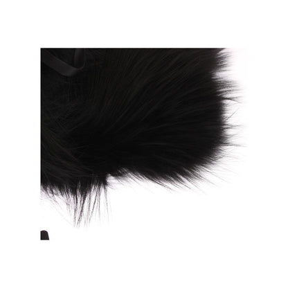 Dolce & Gabbana Black Fox Fur Collar Scarf Fur Scarves