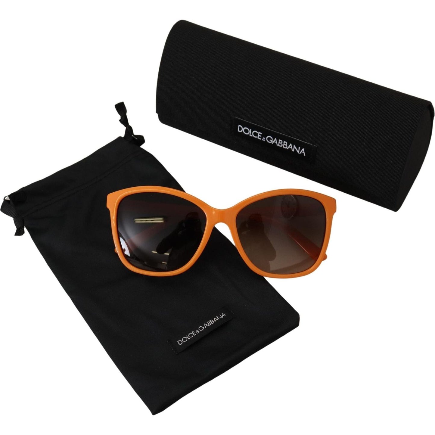 Dolce & Gabbana Orange Acetate Frame Round Shades DG4170PM Sunglasses