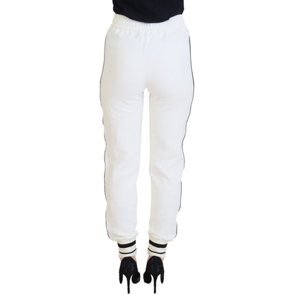 Dolce & Gabbana White DG Logo Sweatpants Pants