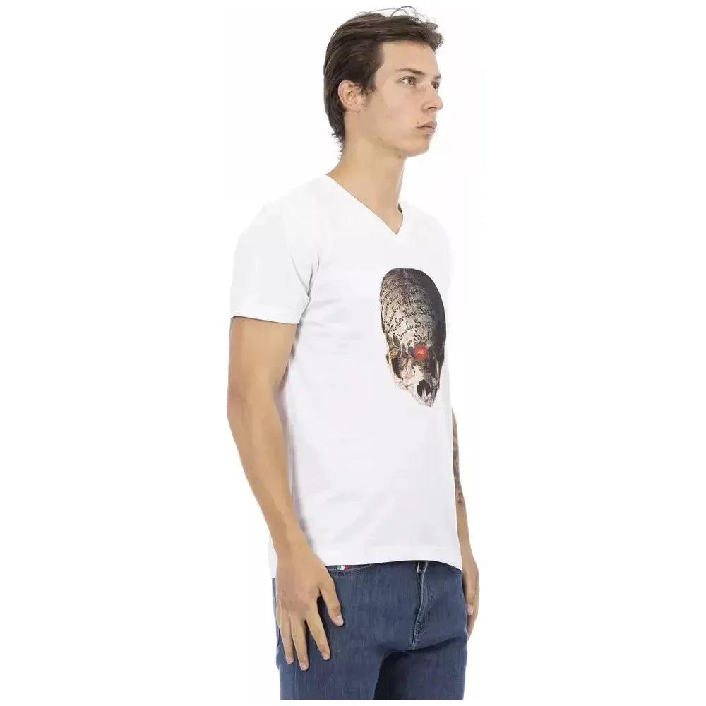 Trussardi Action White Cotton Men's T-Shirt
