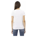 Trussardi Action White Cotton Women T-Shirt TR-23082-S