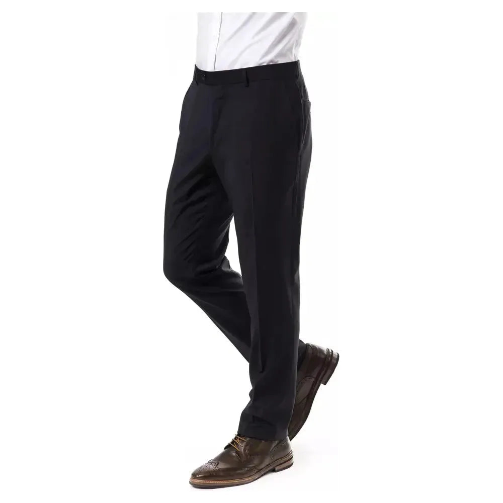 Uominitaliani Gray Wool Men's Suit Pant