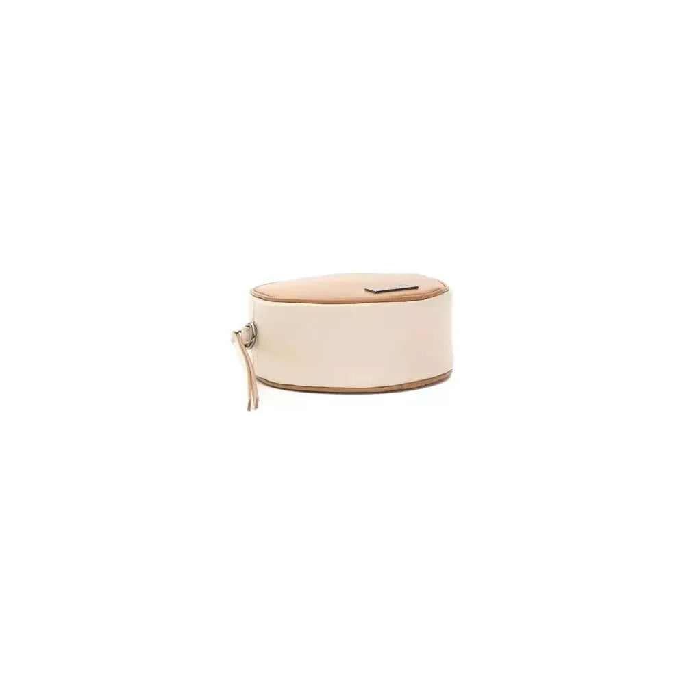 Pompei Donatella Brown Leather Women Crossbody Bag